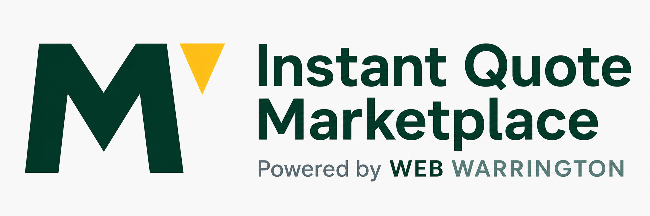 Instant Quote Marketplace - Powered by Web Warrington